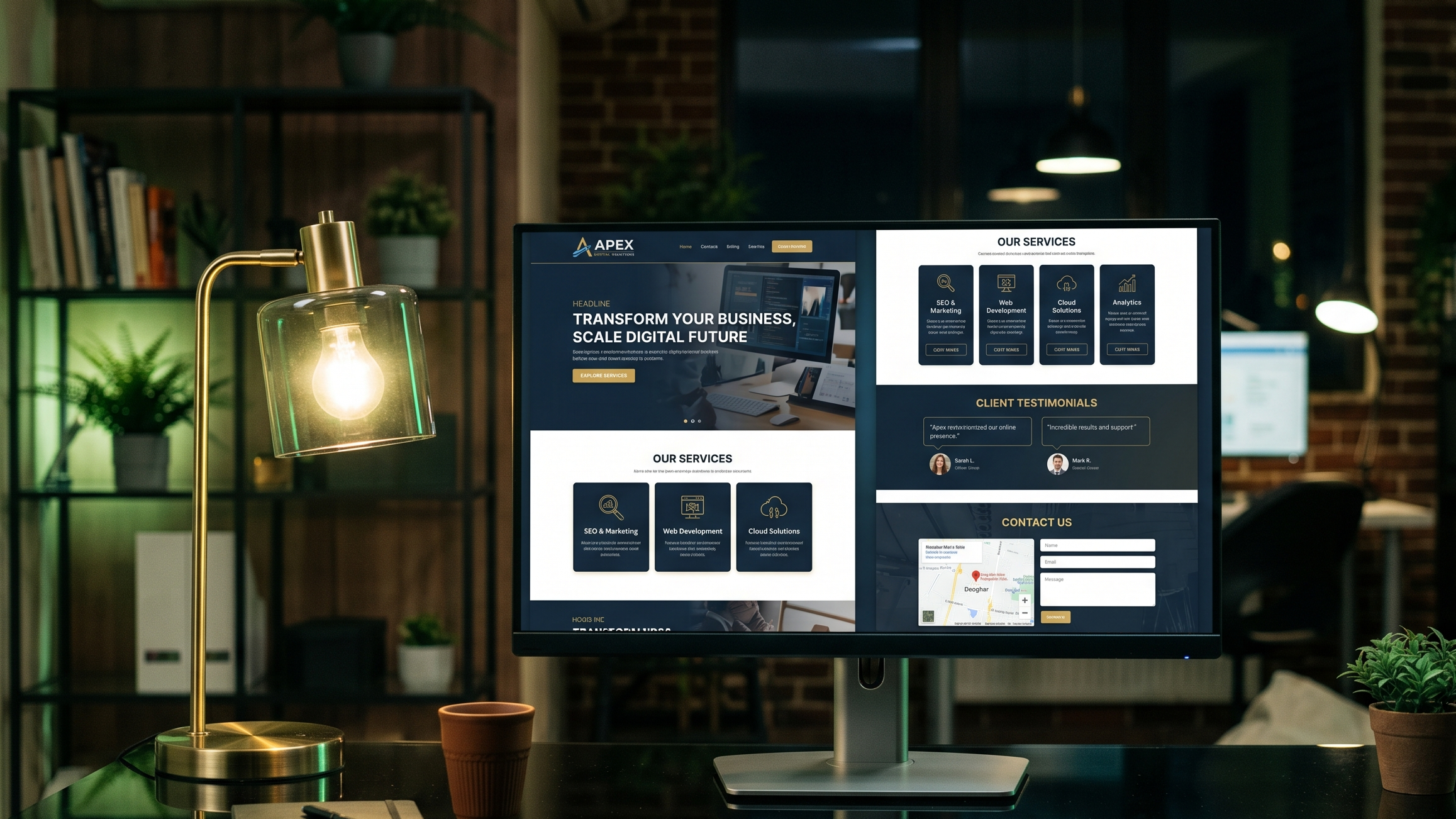 Business website